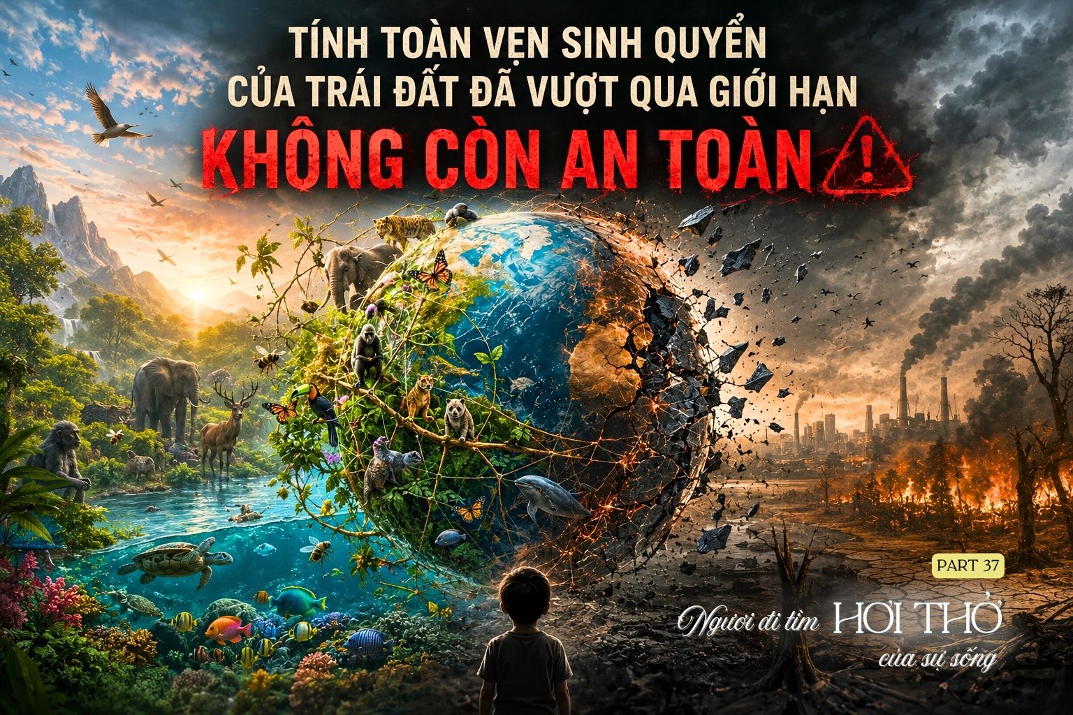 Tập 37: Tính Toàn Vẹn Sinh Quyển Của Trái Đất đã VƯỢT QUA GIỚI HẠN vận hành an toàn - Người Đi Tìm Hơi Thở Của Sự Sống